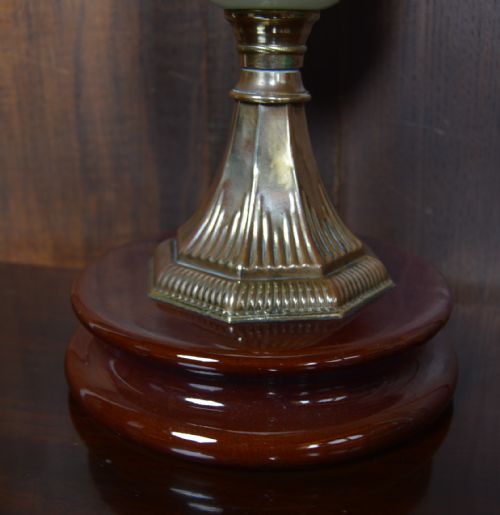 HAND PAINTED OIL PARAFFIN LAMP - ADDITIONAL PHOTO 2