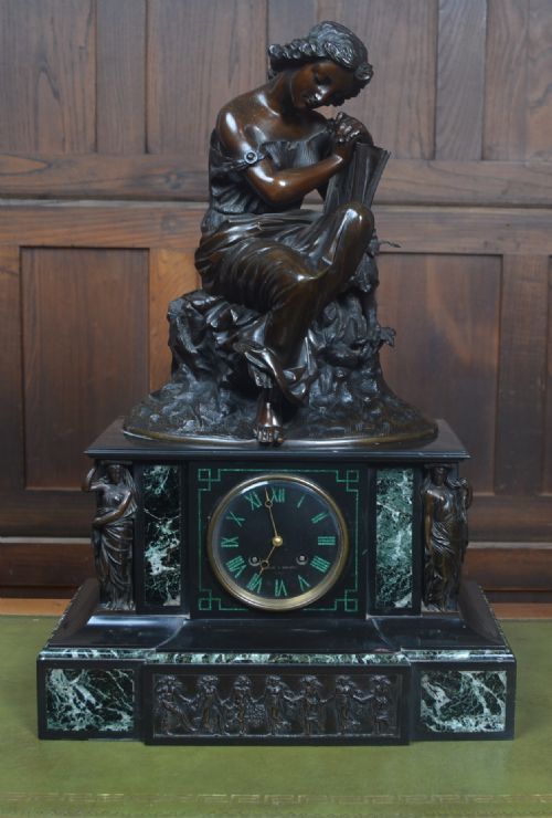 French Marble Mantel Clock