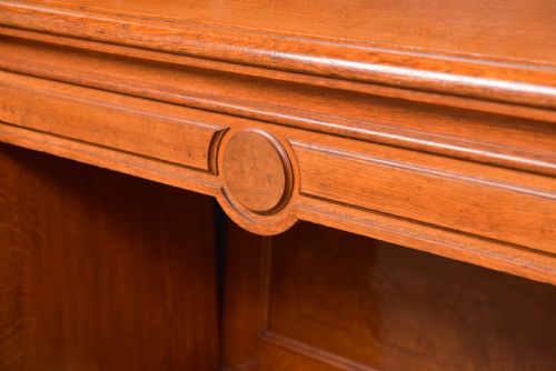 VICTORIAN OAK PEDESTAL SIDEBOARD - ADDITIONAL PHOTO 5