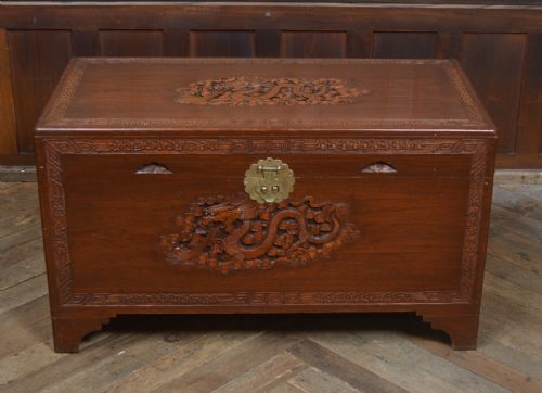 CHINESE CAMPHOR WOOD BLANKET STORAGE BOX - ADDITIONAL PHOTO 3