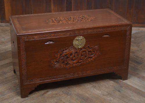 CHINESE CAMPHOR WOOD BLANKET STORAGE BOX - ADDITIONAL PHOTO 13