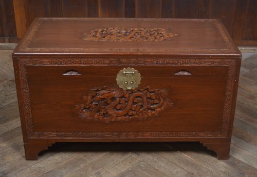 CHINESE CAMPHOR WOOD BLANKET STORAGE BOX - ADDITIONAL PHOTO 14