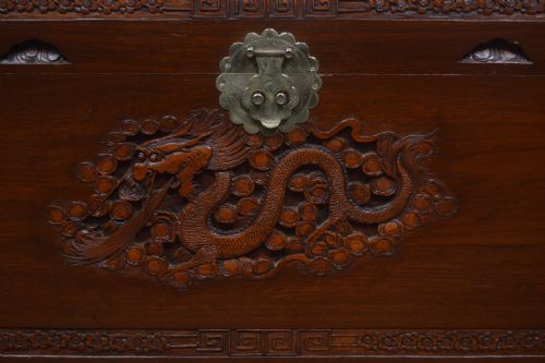 CHINESE CAMPHOR WOOD BLANKET STORAGE BOX - ADDITIONAL PHOTO 15