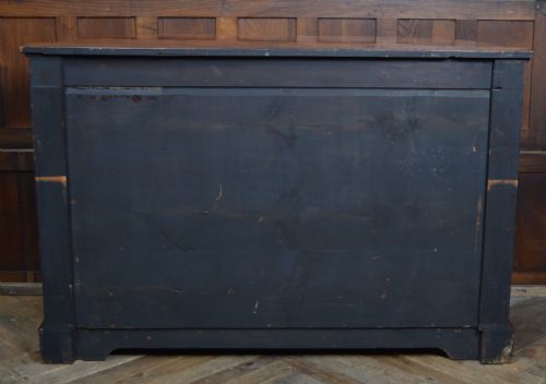 VICTORIAN WALNUT CREDENZA DISPLAY CABINET - ADDITIONAL PHOTO 17