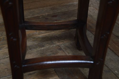 CHINESE MARBLE TOP PLANT VASE STAND - ADDITIONAL PHOTO 6