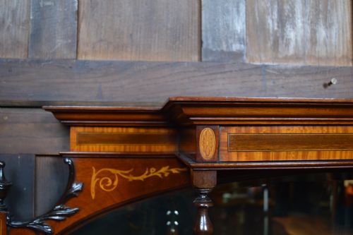 EDWARDIAN MAHOGANY DISPLAY CABINET - ADDITIONAL PHOTO 7