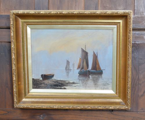 J WALLIS OIL PAINTING - ADDITIONAL PHOTO 1