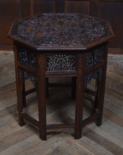 ISLAMIC OCTAGONAL FOLDING OCCASIONAL TABLE - ADDITIONAL PHOTO 12