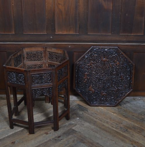 ISLAMIC OCTAGONAL FOLDING OCCASIONAL TABLE - ADDITIONAL PHOTO 13