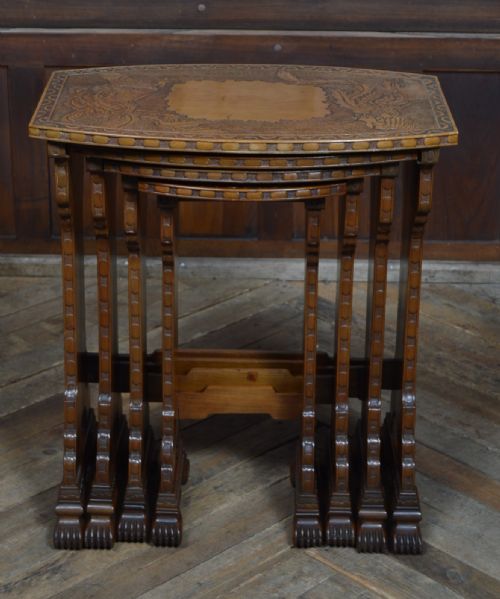 ORIENTAL NEST OF FOUR TABLES - ADDITIONAL PHOTO 3