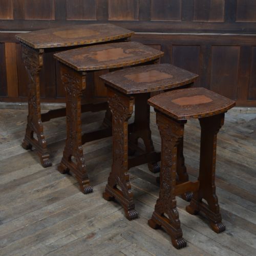 ORIENTAL NEST OF FOUR TABLES - ADDITIONAL PHOTO 7