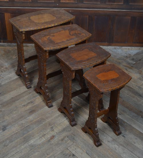 ORIENTAL NEST OF FOUR TABLES - ADDITIONAL PHOTO 8