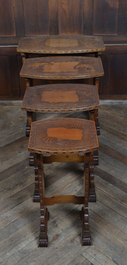 ORIENTAL NEST OF FOUR TABLES - ADDITIONAL PHOTO 9