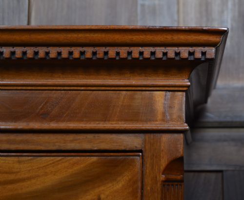 GEORGIAN MAHOGANY CHEST ON CHEST TALLBOY - ADDITIONAL PHOTO 9