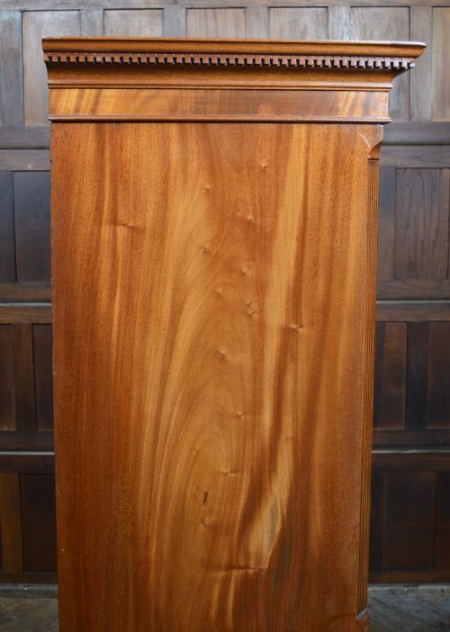 GEORGIAN MAHOGANY CHEST ON CHEST TALLBOY - ADDITIONAL PHOTO 11