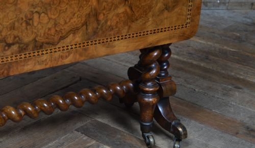 VICTORIAN WALNUT SUTHERLAND TABLE - ADDITIONAL PHOTO 1