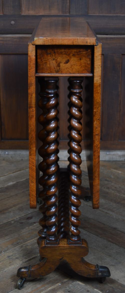 VICTORIAN WALNUT SUTHERLAND TABLE - ADDITIONAL PHOTO 6