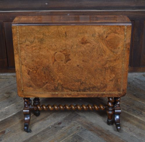 VICTORIAN WALNUT SUTHERLAND TABLE - ADDITIONAL PHOTO 8