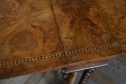 VICTORIAN WALNUT SUTHERLAND TABLE - ADDITIONAL PHOTO 11