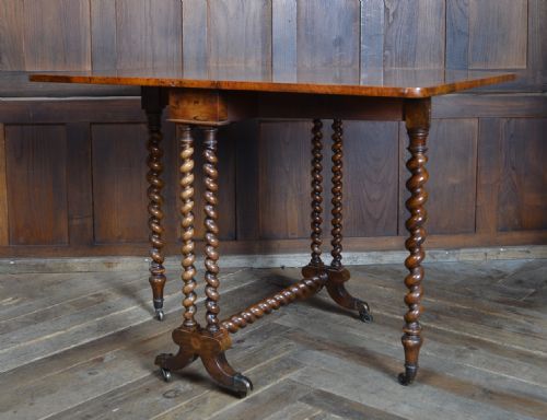 VICTORIAN WALNUT SUTHERLAND TABLE - ADDITIONAL PHOTO 14