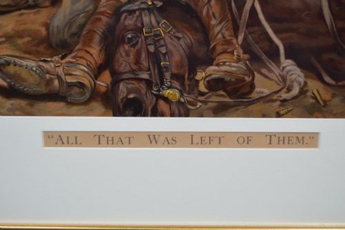 CHROMOLITHOGRAPH ALL THAT WAS LEFT OF THEM BY R C WOODVILLE - ADDITIONAL PHOTO 2