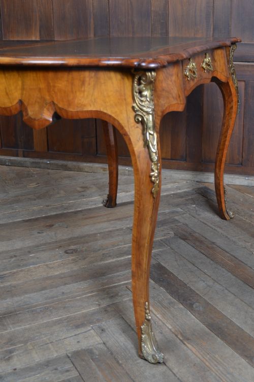 VICTORIAN WALNUT WRITING DESK - ADDITIONAL PHOTO 6
