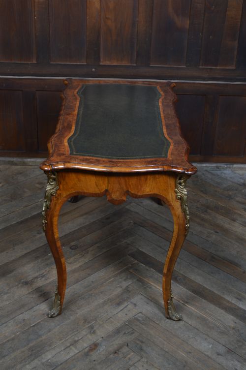 VICTORIAN WALNUT WRITING DESK - ADDITIONAL PHOTO 8