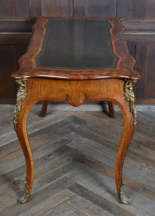 VICTORIAN WALNUT WRITING DESK - ADDITIONAL PHOTO 10