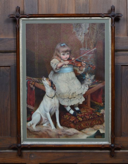 CHARLES BURTON BARBER CHROMOLITHOGRAPH