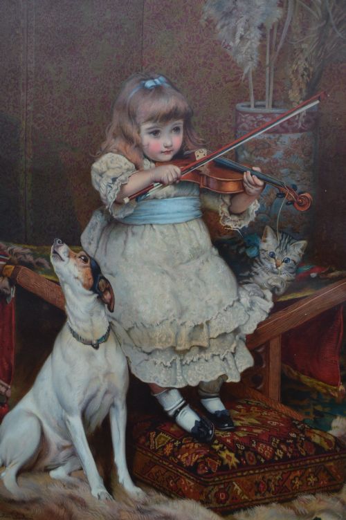 CHARLES BURTON BARBER CHROMOLITHOGRAPH - ADDITIONAL PHOTO 2