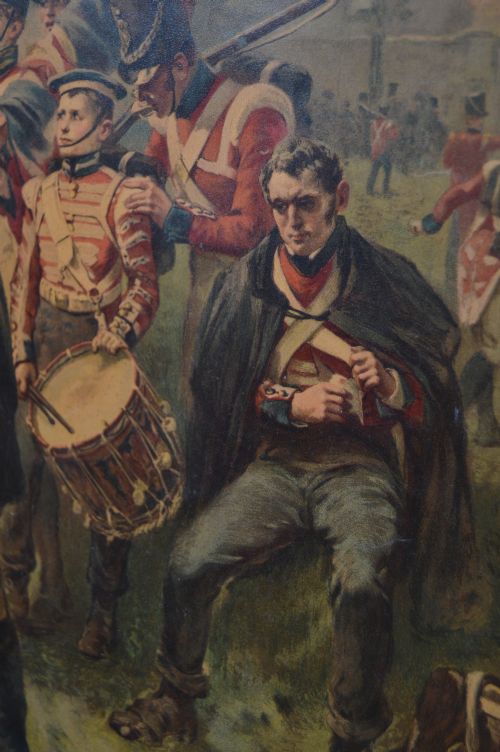 CHROMOLITHOGRAPH WELLINGTON AT WATERLOO - ADDITIONAL PHOTO 3