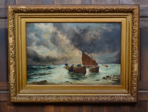 cecil murray oil painting - CATEGORY: ANTIQUE ART - DATED 19TH CENTURY