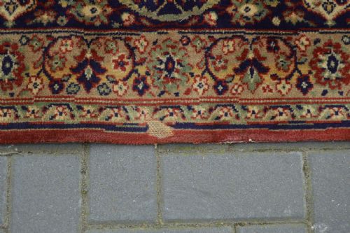 VINTAGE KASHAN HAND MADE RUG - ADDITIONAL PHOTO 5