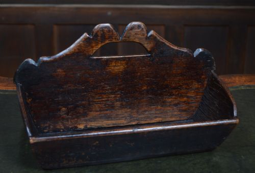 GEORGIAN BUTLER'S DUTIES TRUG CUTLERY TRAY - ADDITIONAL PHOTO 1