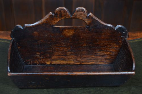 GEORGIAN BUTLER'S DUTIES TRUG CUTLERY TRAY - ADDITIONAL PHOTO 2