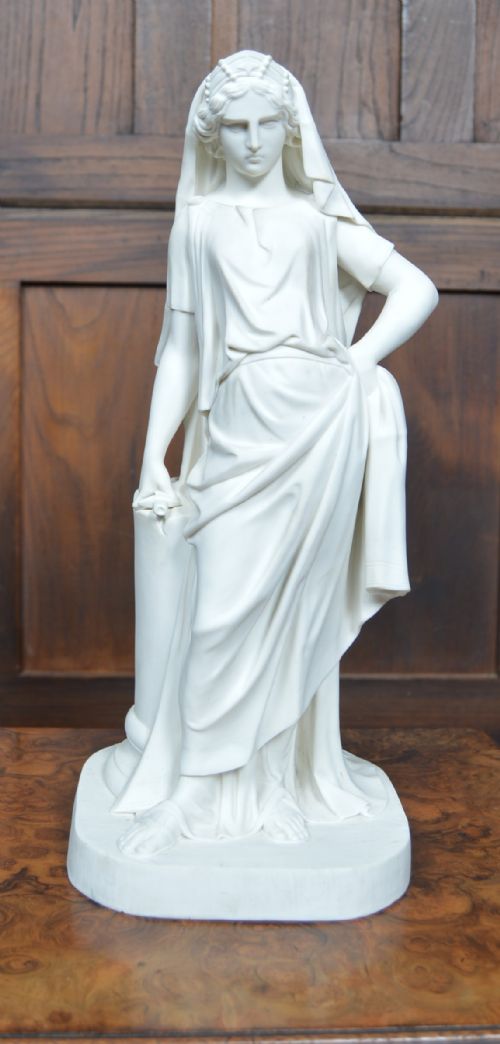 VICTORIAN ROYAL WORCESTER PARIAN WARE FIGURE - ADDITIONAL PHOTO 2