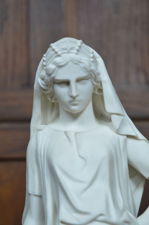 VICTORIAN ROYAL WORCESTER PARIAN WARE FIGURE - ADDITIONAL PHOTO 3