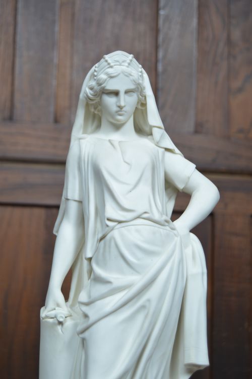 VICTORIAN ROYAL WORCESTER PARIAN WARE FIGURE - ADDITIONAL PHOTO 4
