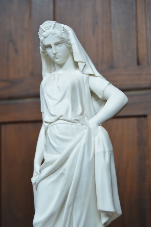 VICTORIAN ROYAL WORCESTER PARIAN WARE FIGURE - ADDITIONAL PHOTO 6