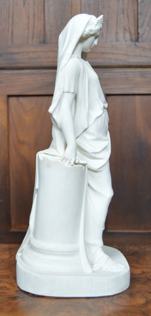 VICTORIAN ROYAL WORCESTER PARIAN WARE FIGURE - ADDITIONAL PHOTO 7