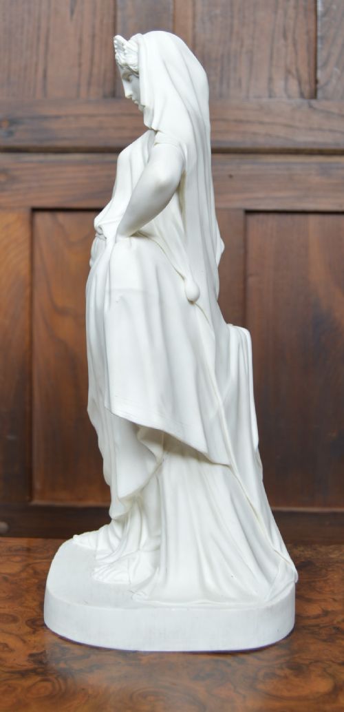 VICTORIAN ROYAL WORCESTER PARIAN WARE FIGURE - ADDITIONAL PHOTO 9