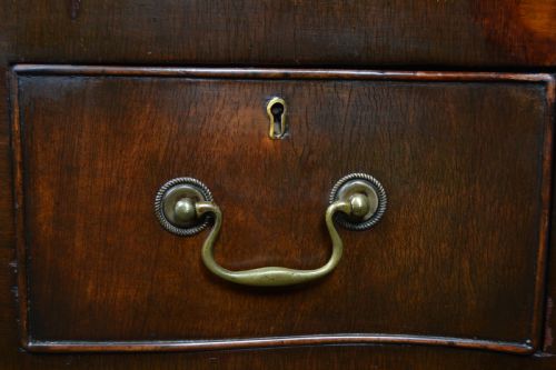 EDWARDIAN MAHOGANY CHEST ON CHEST - ADDITIONAL PHOTO 4