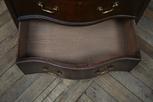 EDWARDIAN MAHOGANY CHEST ON CHEST - ADDITIONAL PHOTO 6