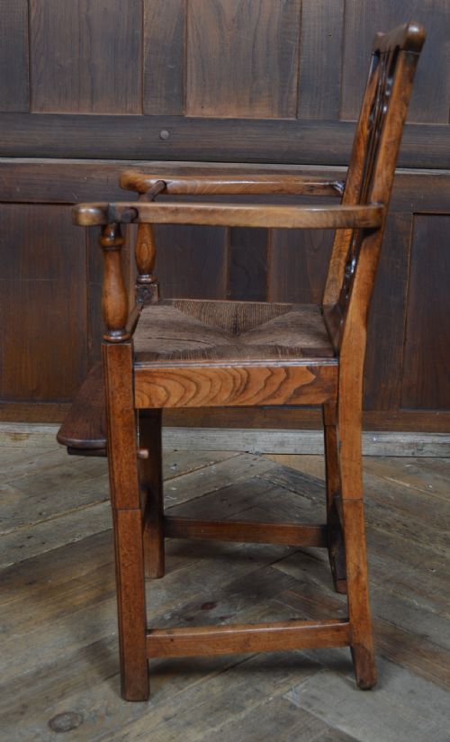 GEORGIAN ELM CHILD'S HIGH CHAIR - ADDITIONAL PHOTO 5