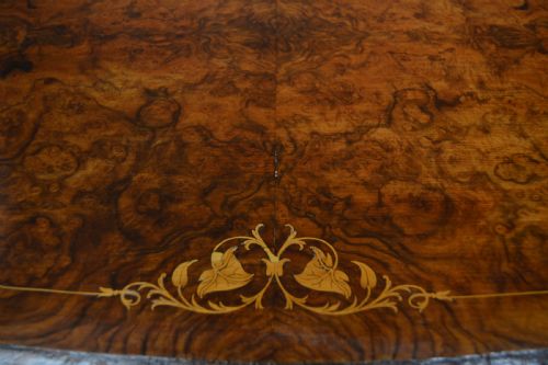 VICTORIAN WALNUT STRETCHER TABLE - ADDITIONAL PHOTO 5