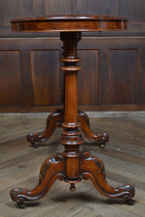 VICTORIAN WALNUT STRETCHER TABLE - ADDITIONAL PHOTO 11