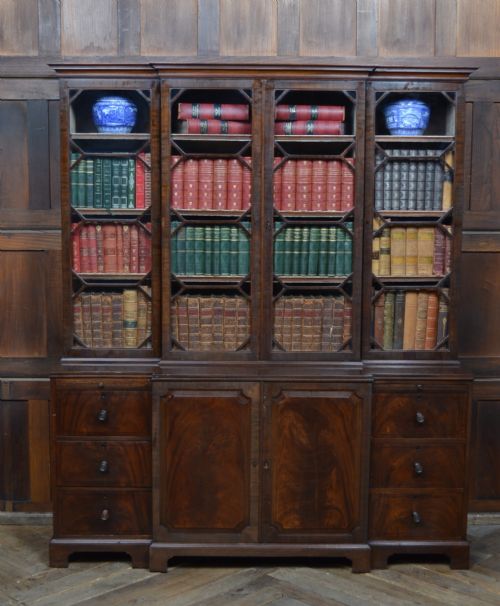 19TH CENTURY MAHOGANY BOOKCASE - ADDITIONAL PHOTO 1