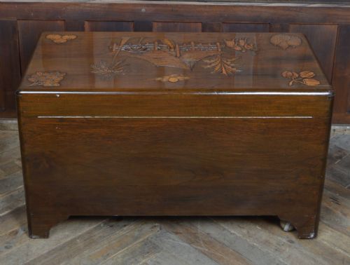 CHINESE CAMPHOR WOOD BLANKET STORAGE BOX - ADDITIONAL PHOTO 15