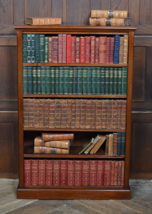 EDWARDIAN MAHOGANY BOOKCASE - ADDITIONAL PHOTO 1