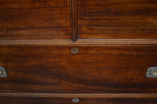 CAMPHOR WOOD CAMPAIGN CHEST OF DRAWERS - ADDITIONAL PHOTO 4